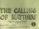 The Calling of Matthew