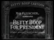 Betty Boop for President