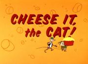 Cheese It, the Cat!