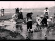 Children Digging for Clams