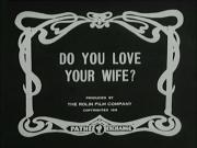 Do You Love Your Wife?