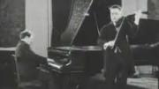 Efrem Zimbalist & Harold Bauer Playing Theme and Variations from 'The Kreutzer Sonata' by Beethoven