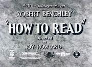 How to Read