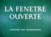 La fenêtre ouverte