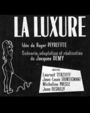 La luxure