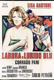 Labbra di lurido blu