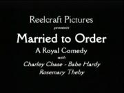 Married to Order