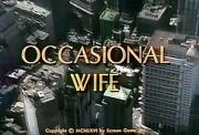 Occasional Wife