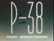 P-38 Flight Characteristics