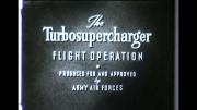 Turbosupercharger: Flight Operation