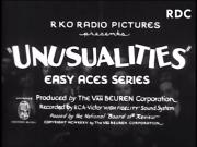 Unusualities